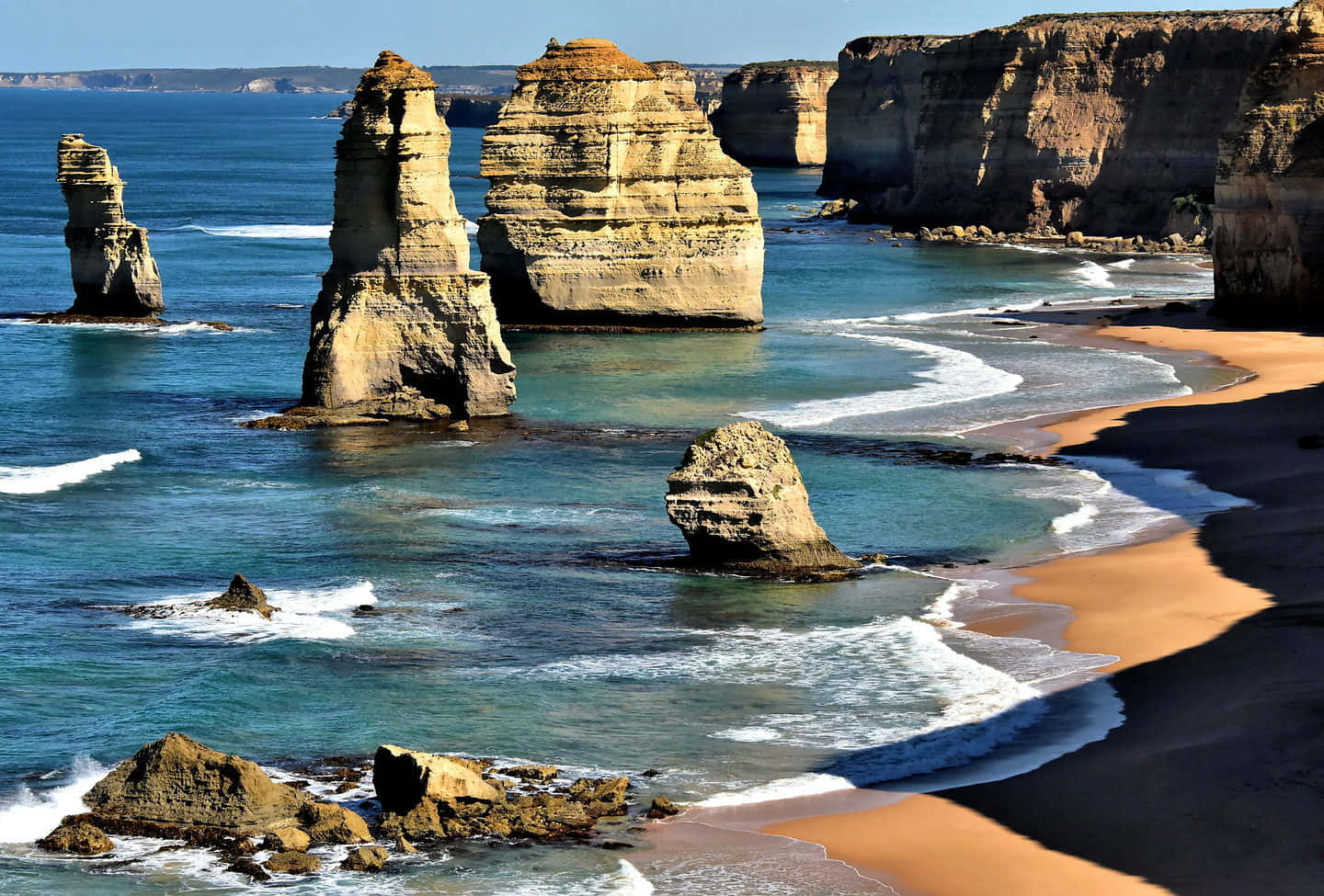 Radiant Twelve Apostles In Victoria Australia Background
