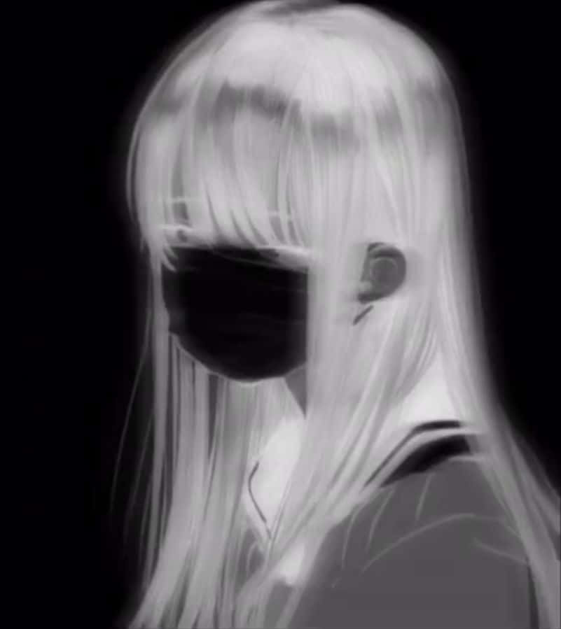 Radiating Attitude - Edgy Girl In White