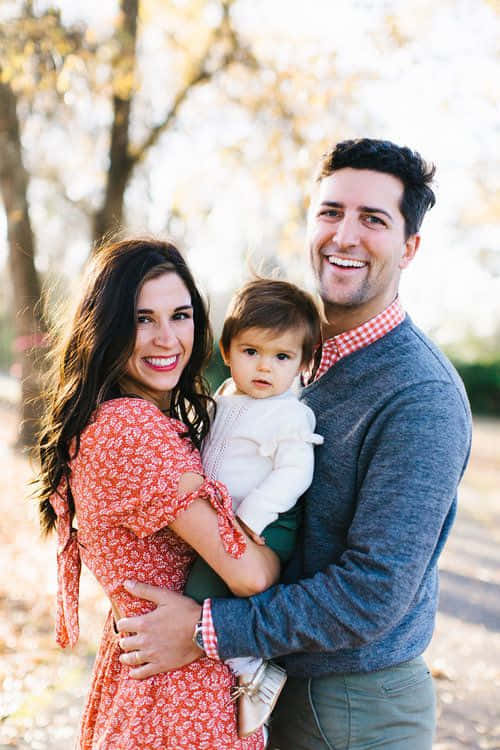 Radiating Love: Marvelous Family Portrait Background