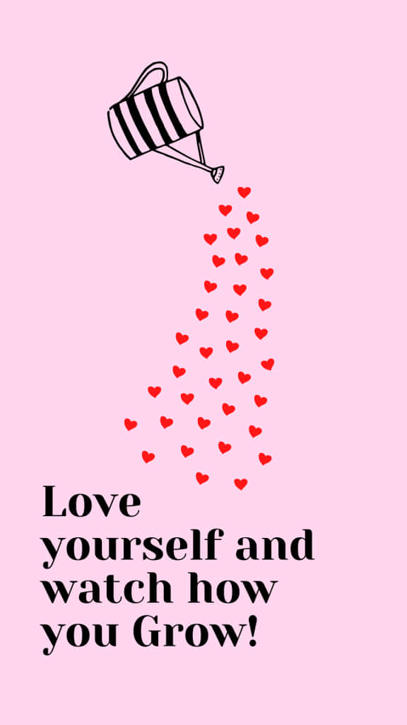 Radiating Self-love Wallpaper Background