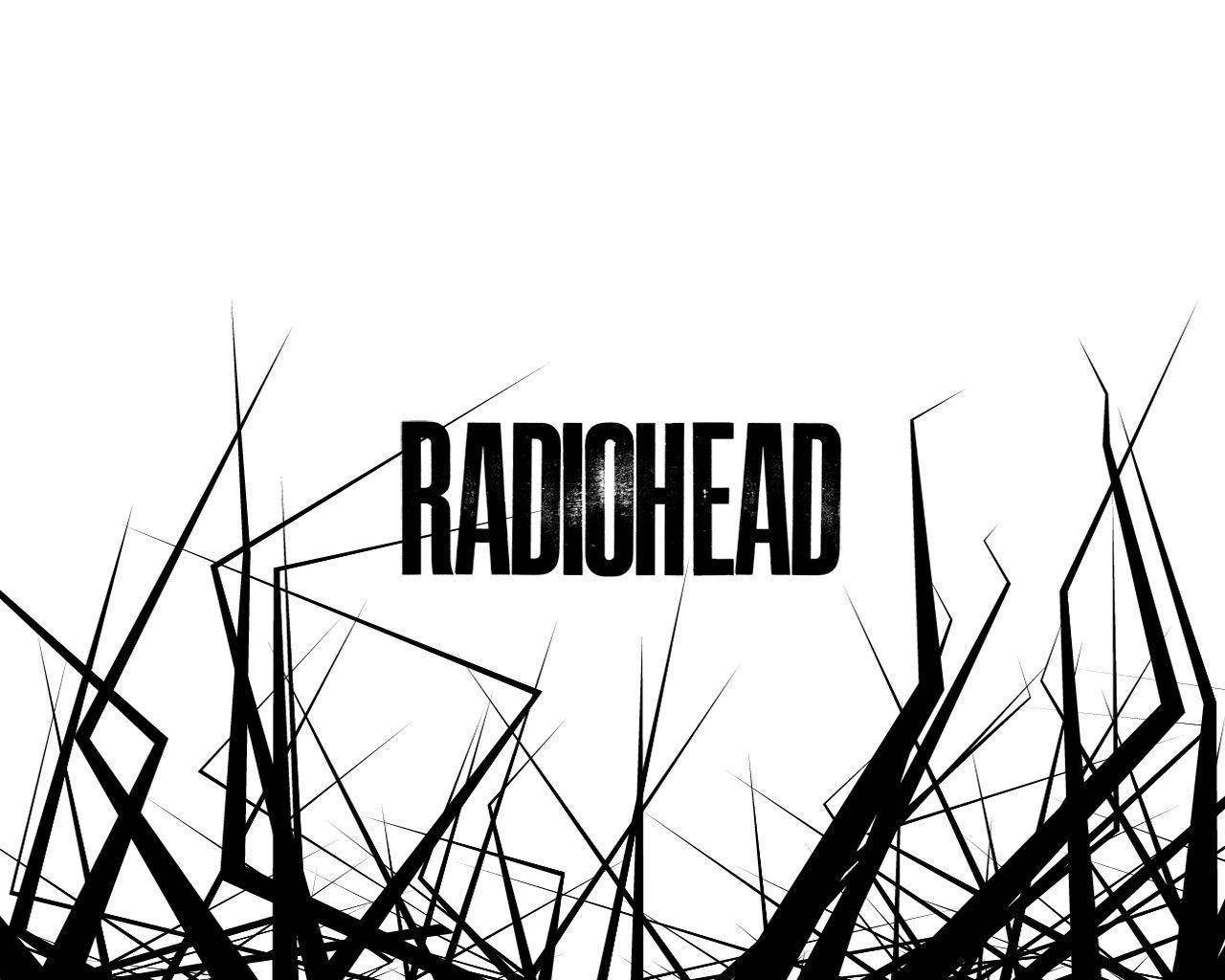 Radiohead Rock Band Black Overgrowth Background