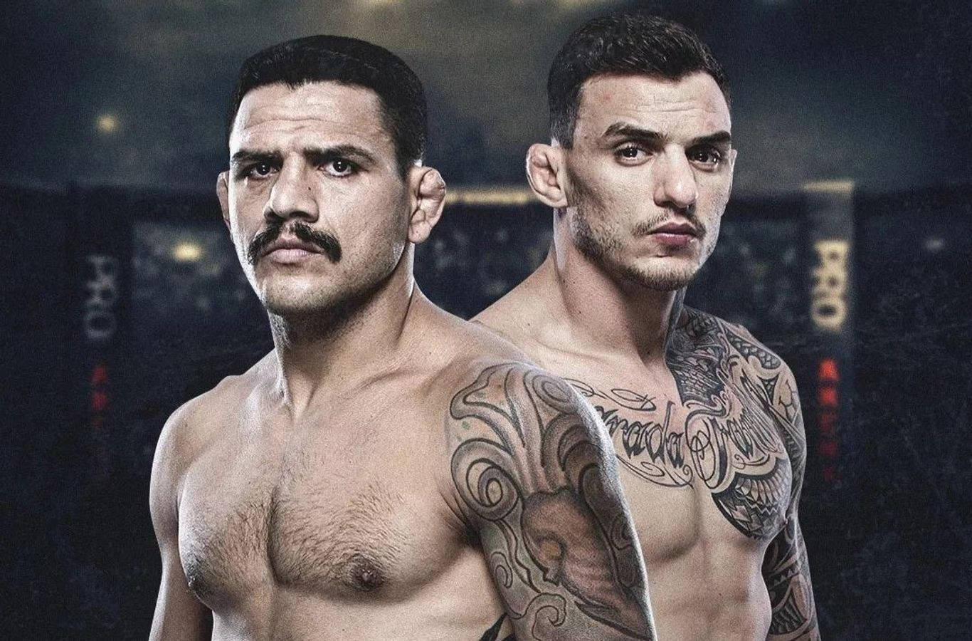 Rafael Dos Anjos And Renato Moicano Background