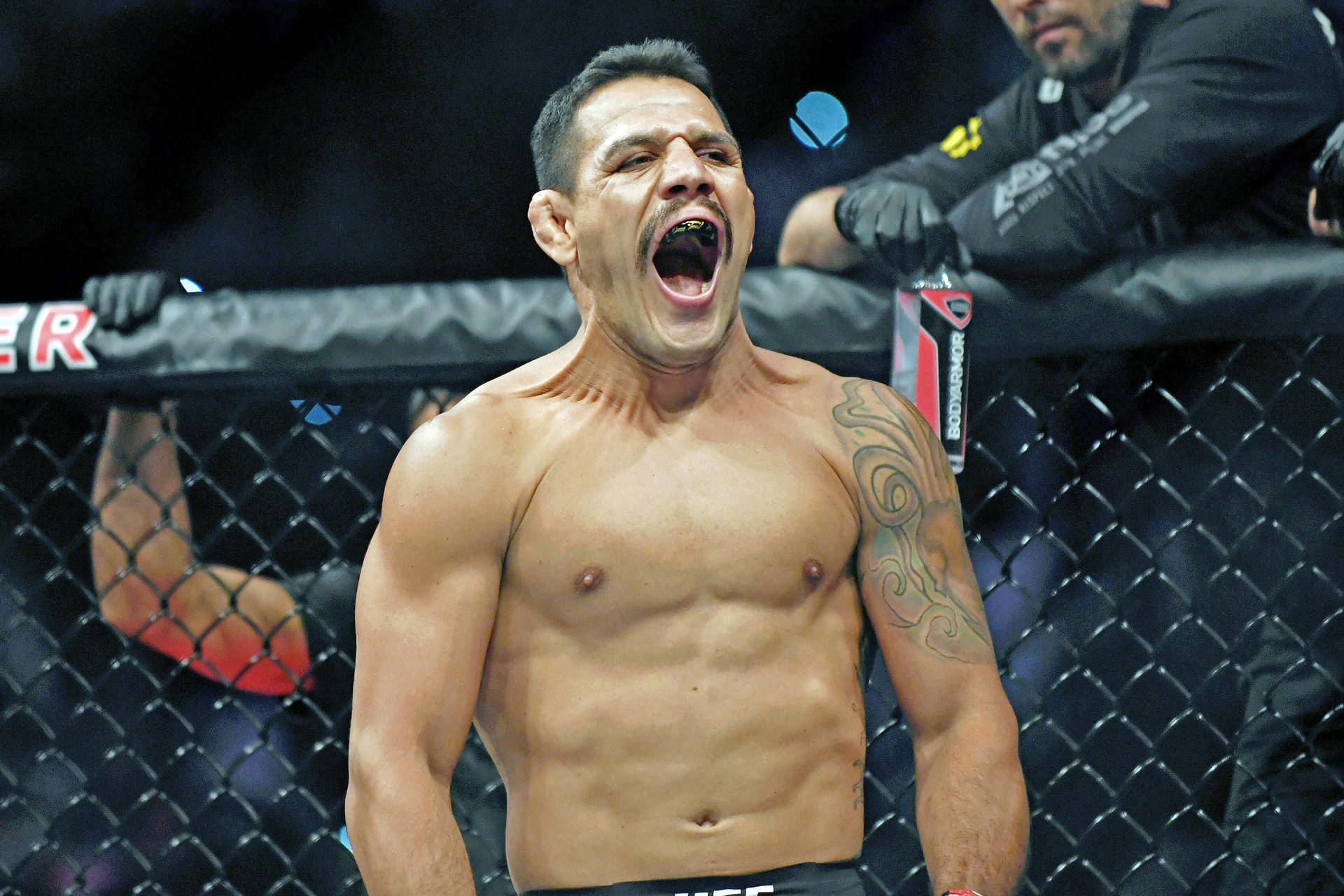 Rafael Dos Anjos Shouting Background