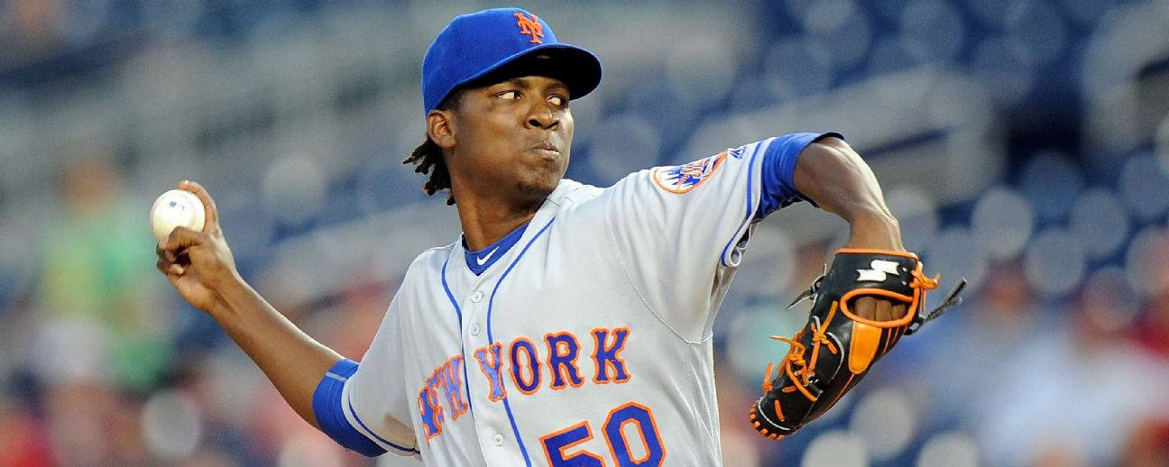 Rafael Montero During A Pitch Close-up Background