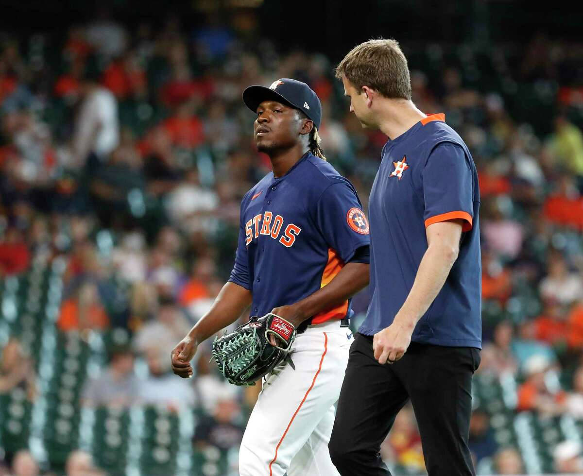 Rafael Montero Walking With Coach Background