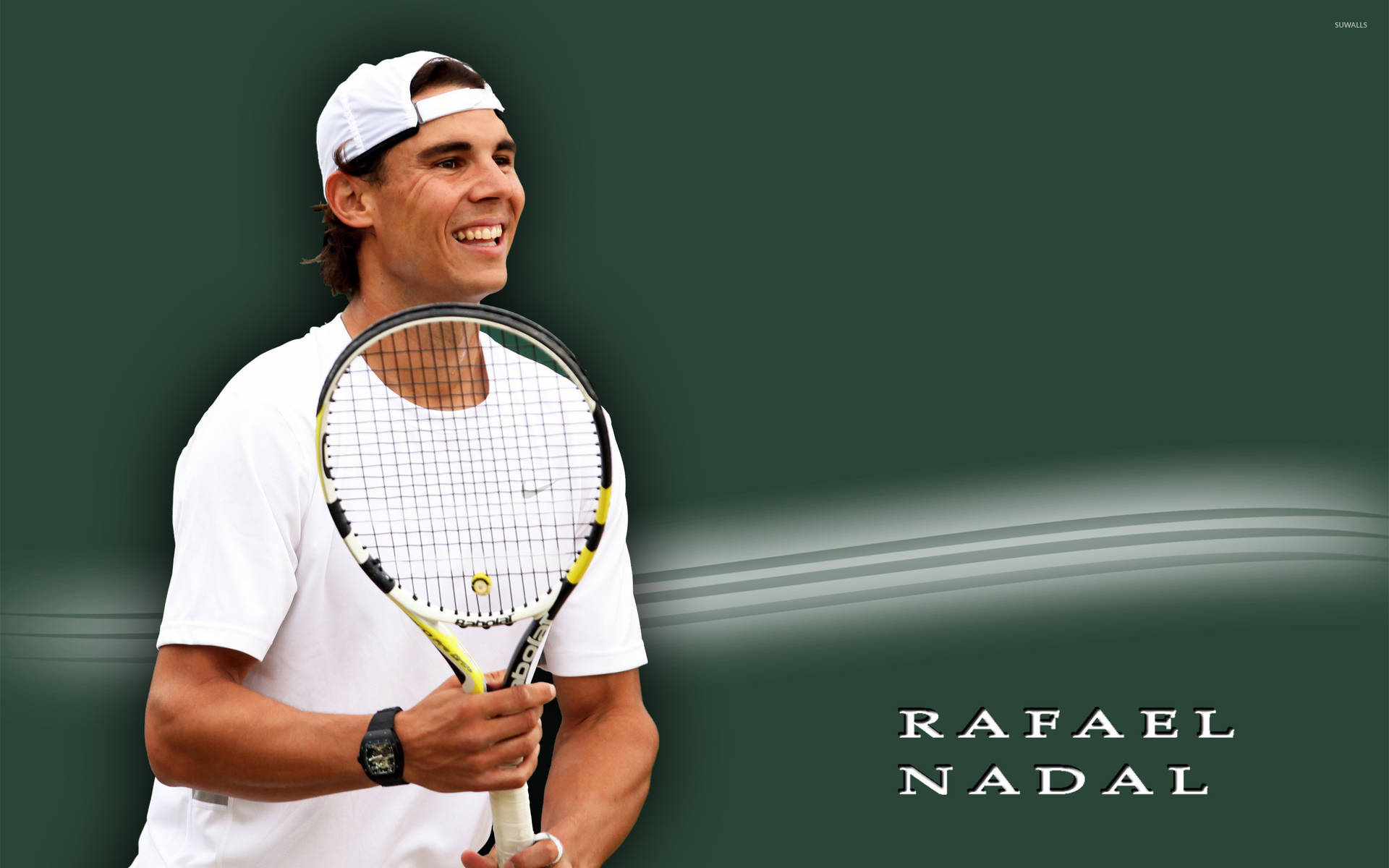 Rafael Nadal Popular Spanish Player Background