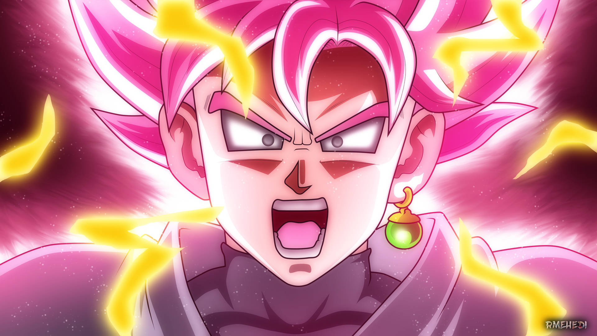 Rage Super Saiyan Rose Goku Drawing