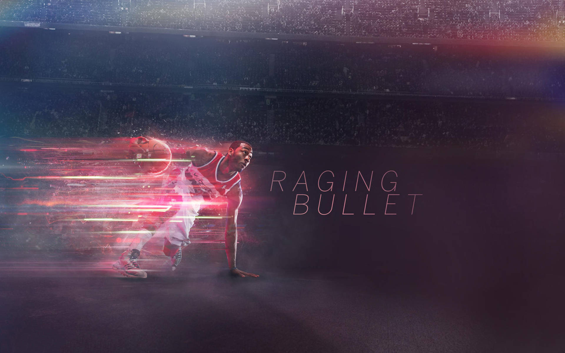 Raging Bullet John Wall Background