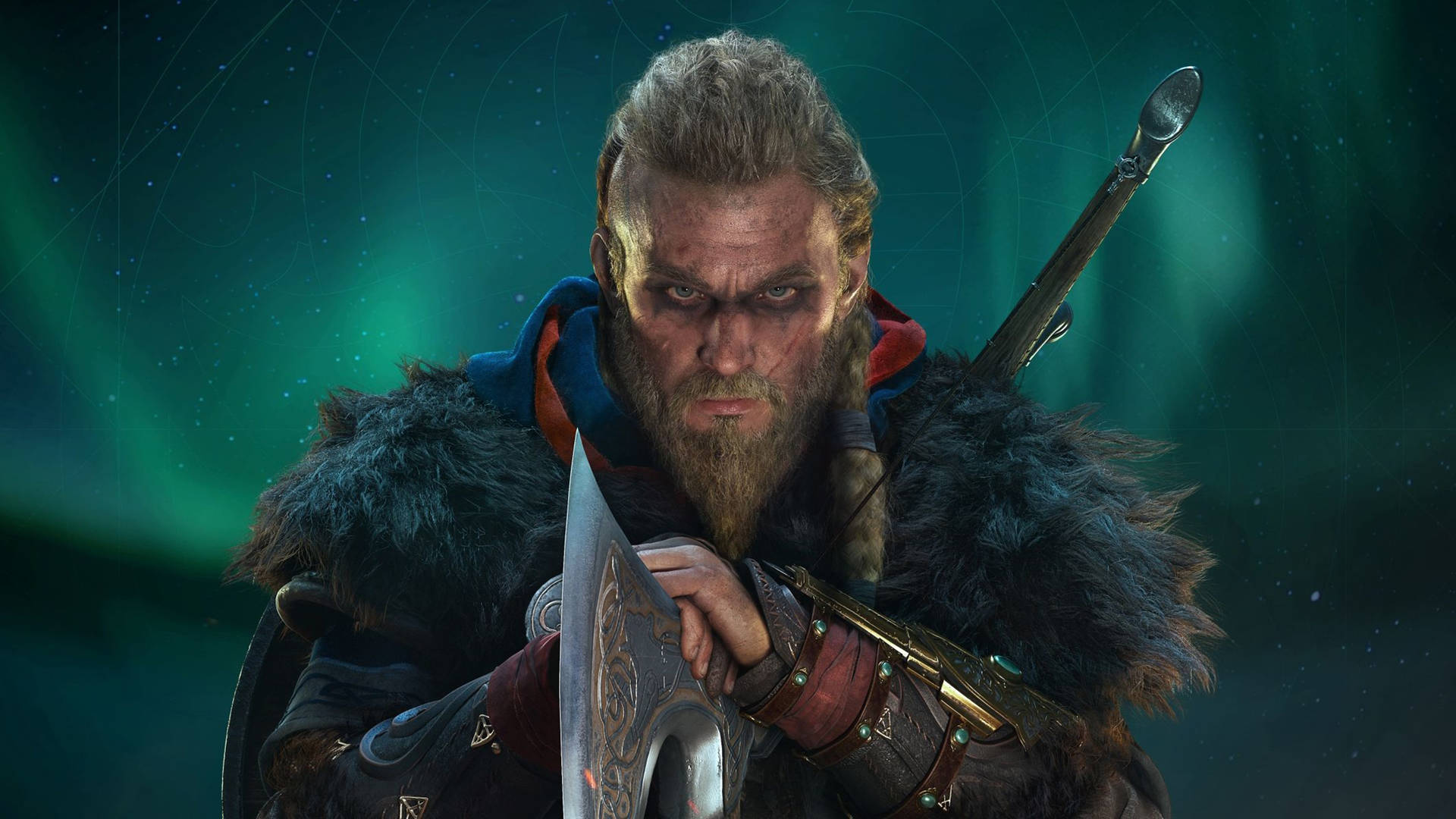 Ragnar Lothbrok 4k Assassin's Creed Valhalla Render Background