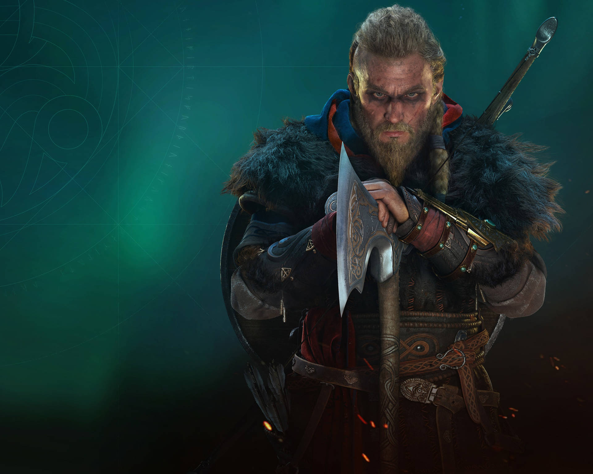 Ragnar Lothbrok 4k Pointing Sword Assassin's Creed Valhalla