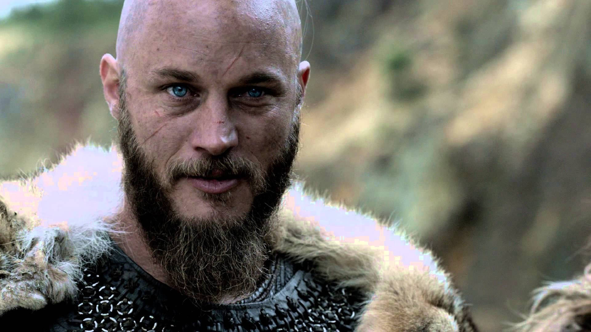 Ragnar Lothbrok 4k Vikings Close-up Background