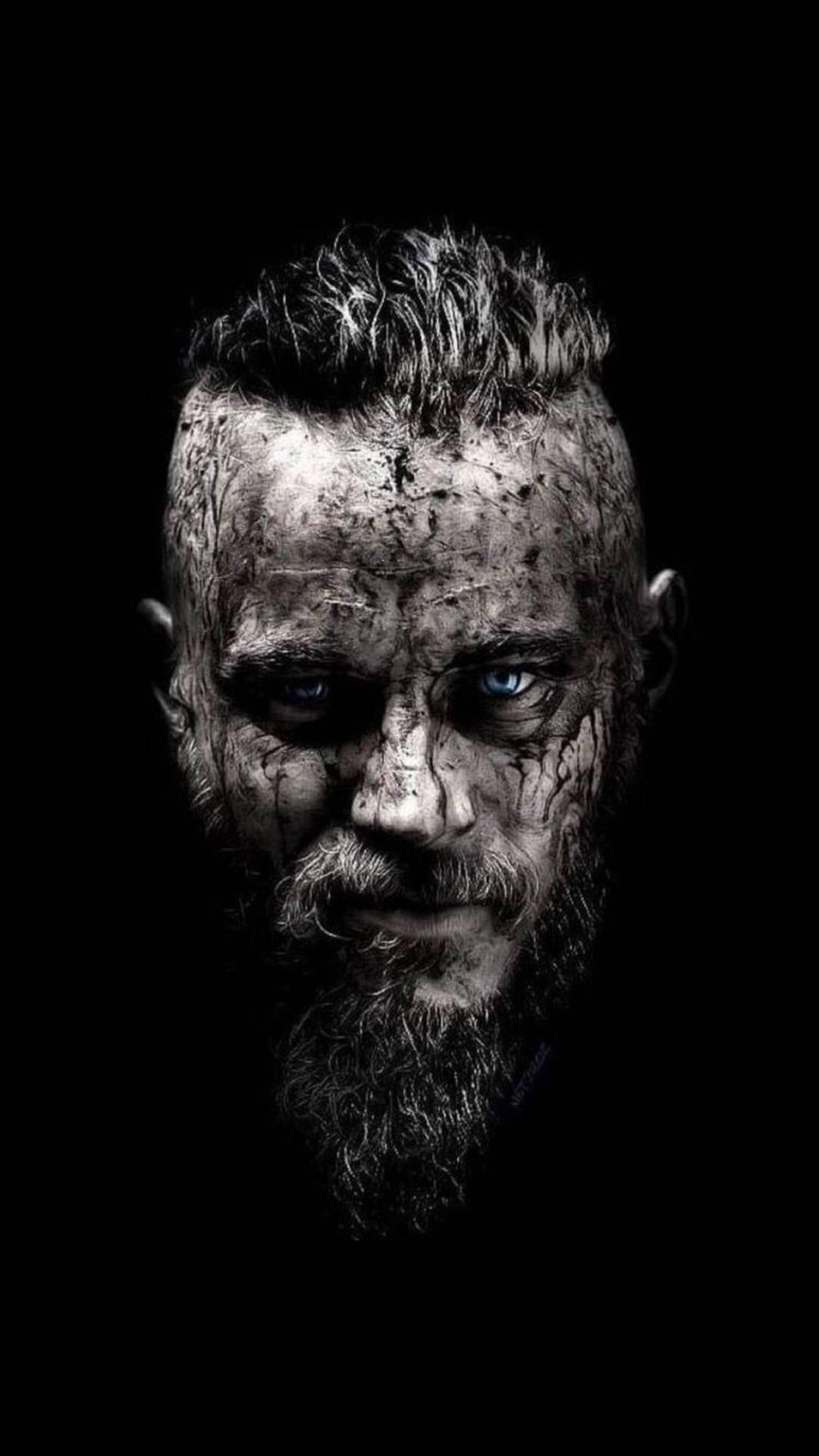 Ragnar Lothbrok 4k Vikings Head Shot Background