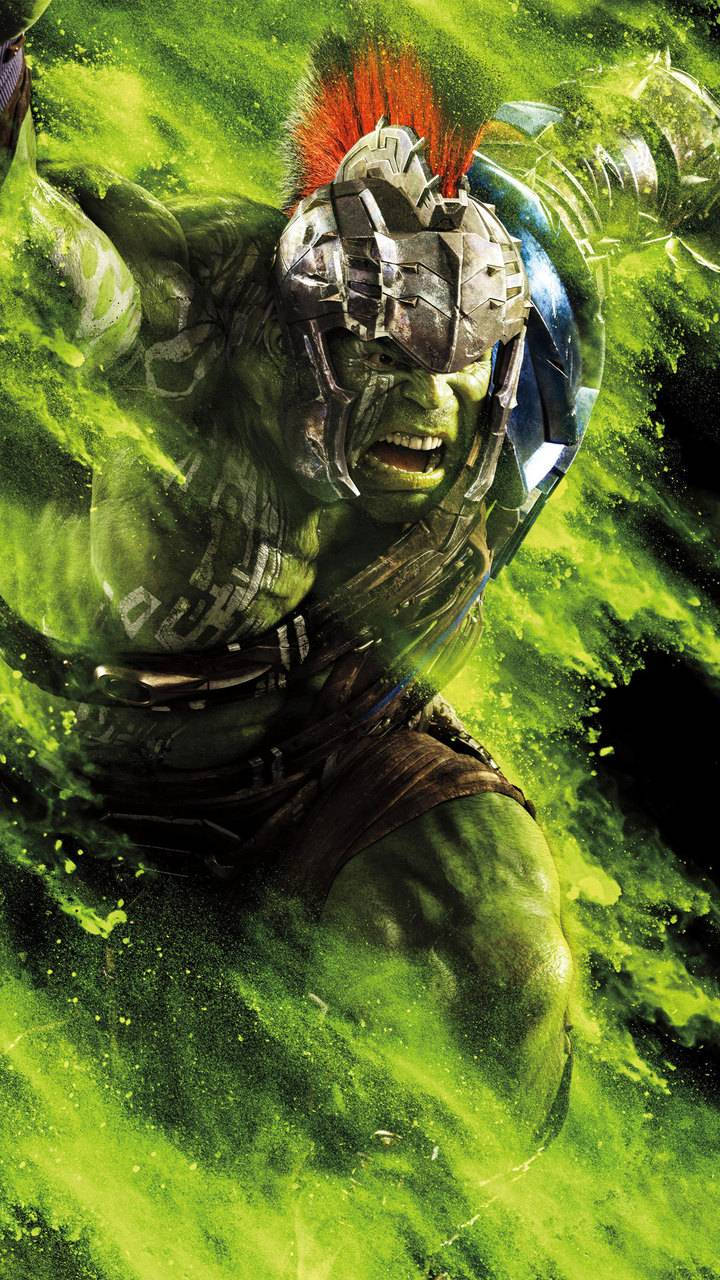 Ragnarok Hulk In Gladiator Suit Background