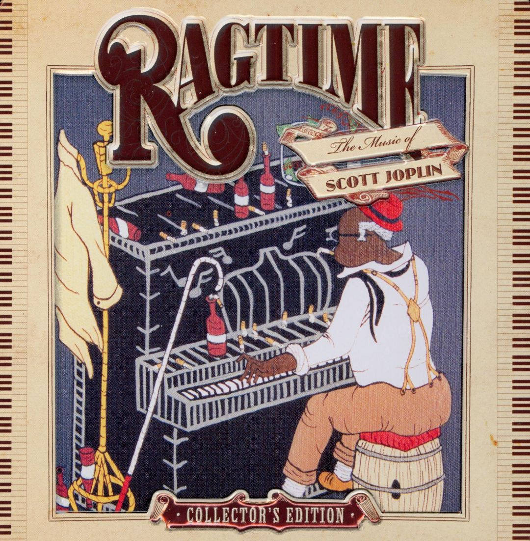 Ragtime The Music Of Scott Joplin Cd Cover Art Background