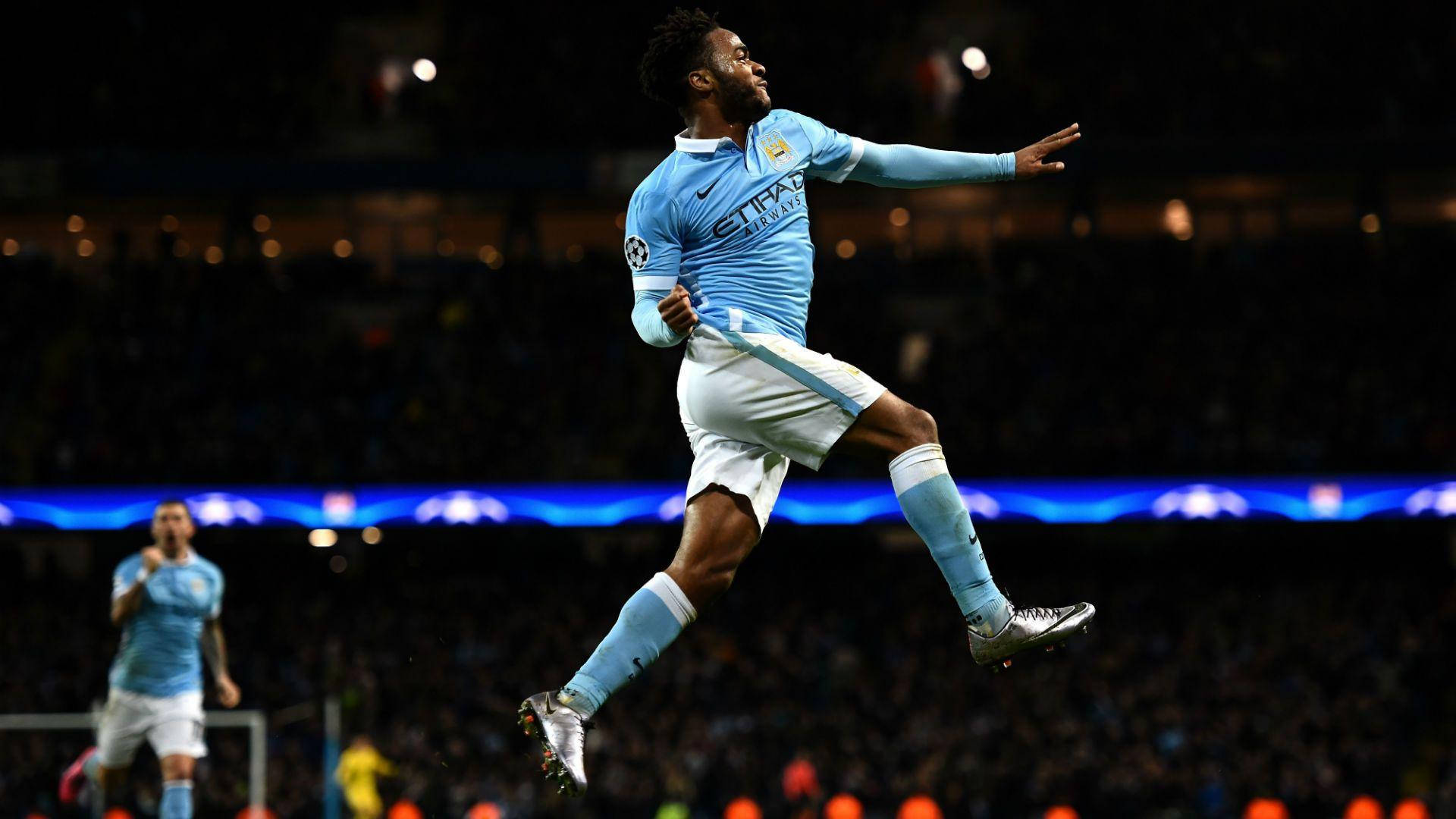 Raheem Sterling High Jump Background