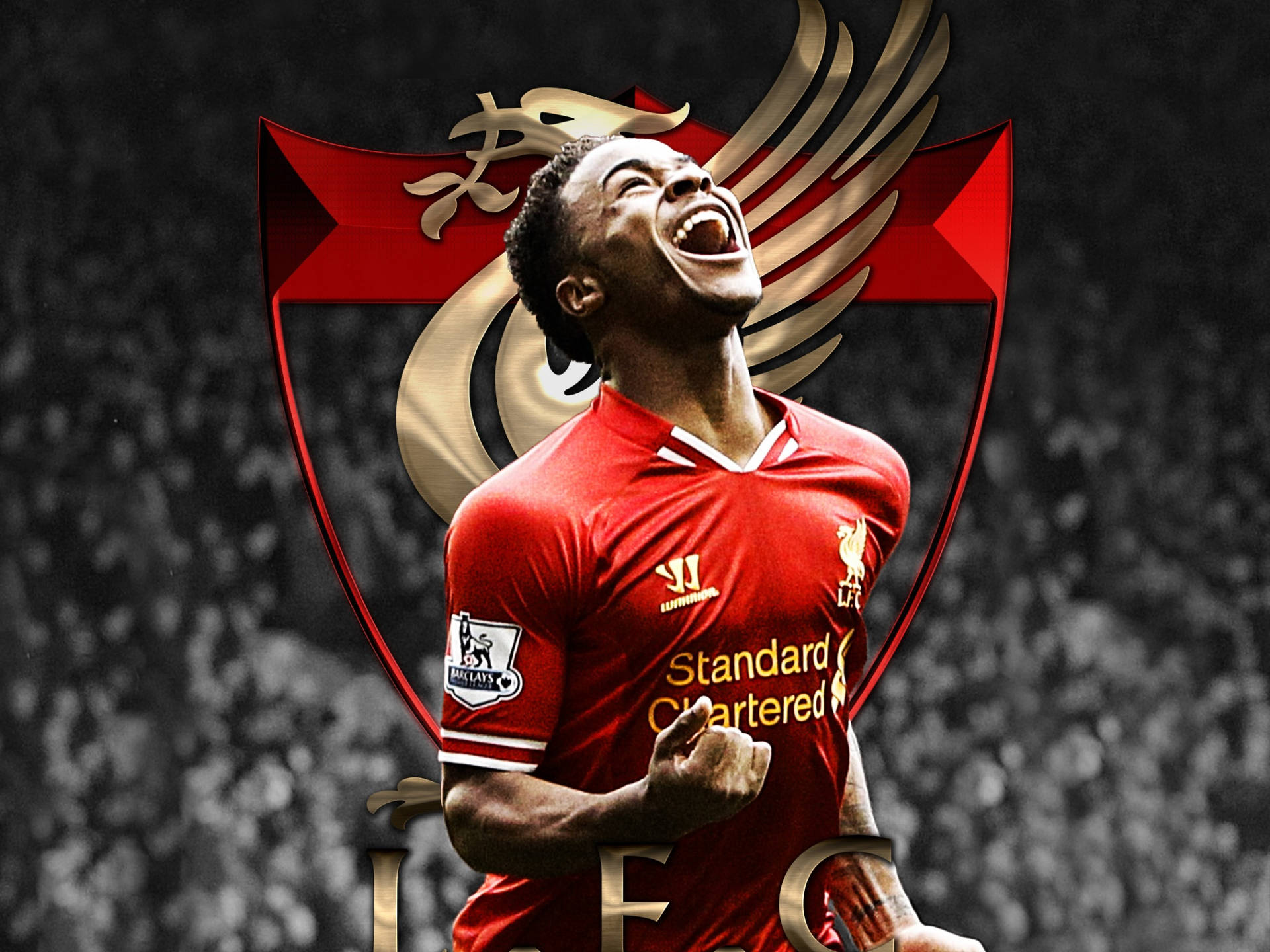 Raheem Sterling Roaring