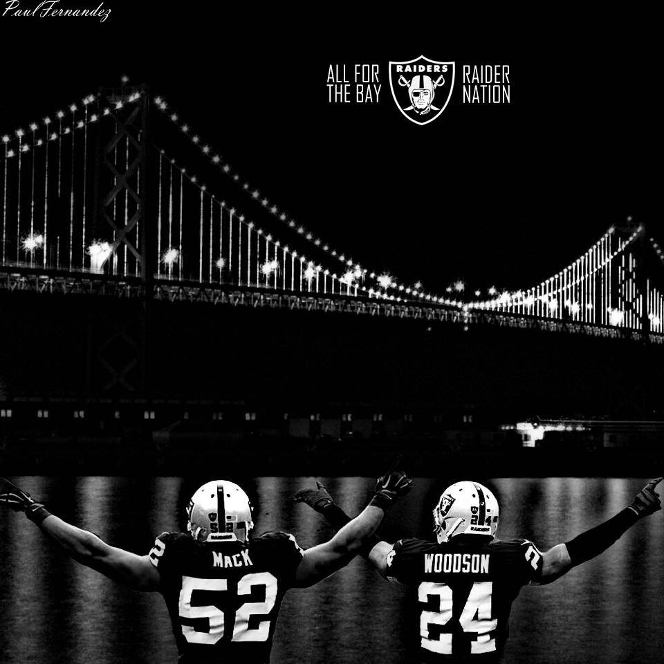 Raiders Player On Bridge Background