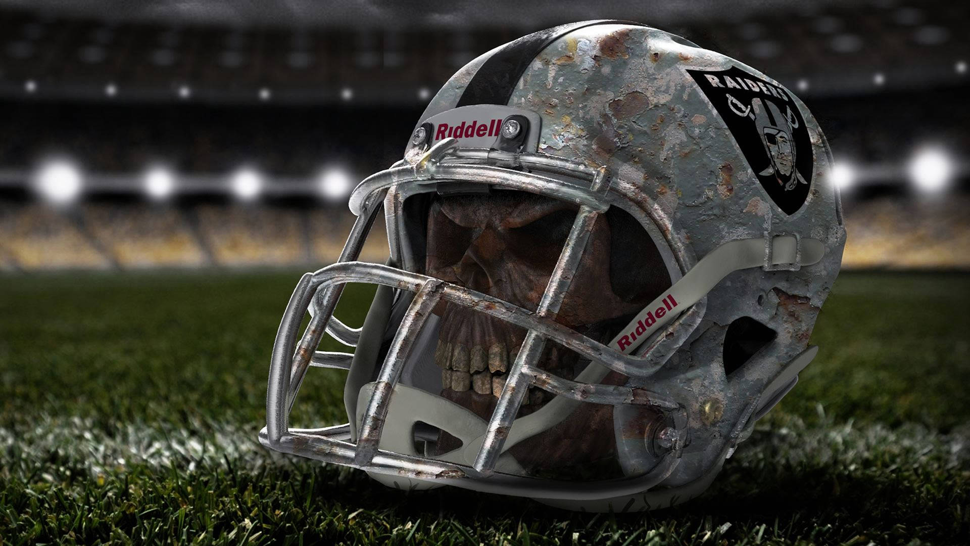 Raiders Players Headgear Background