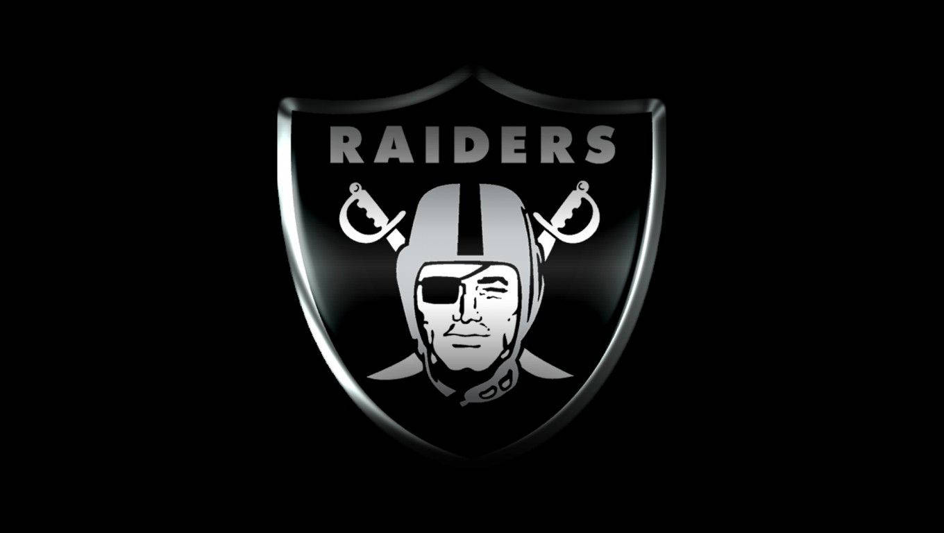 Raiders Poster Oakland Logo Background
