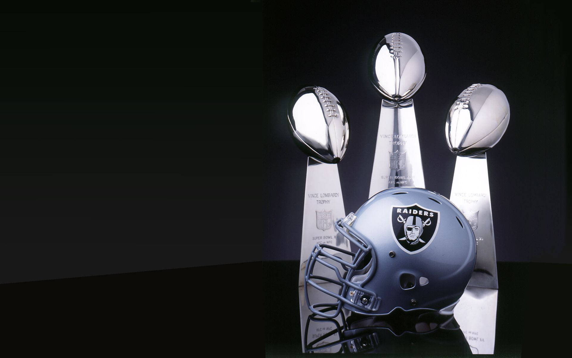 Raiders Super Bowl Trophy Background