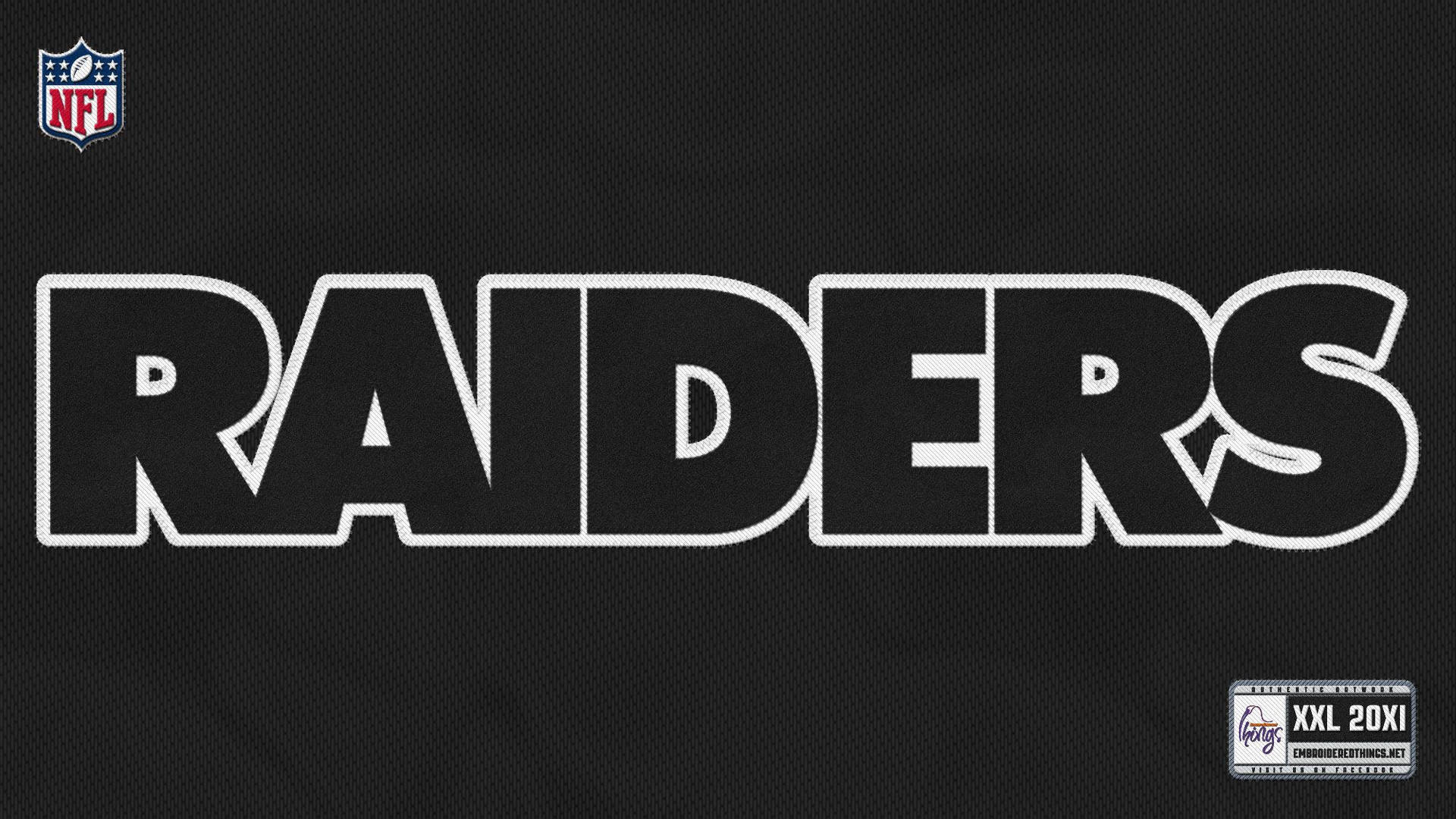 Raiders Word Logo Background