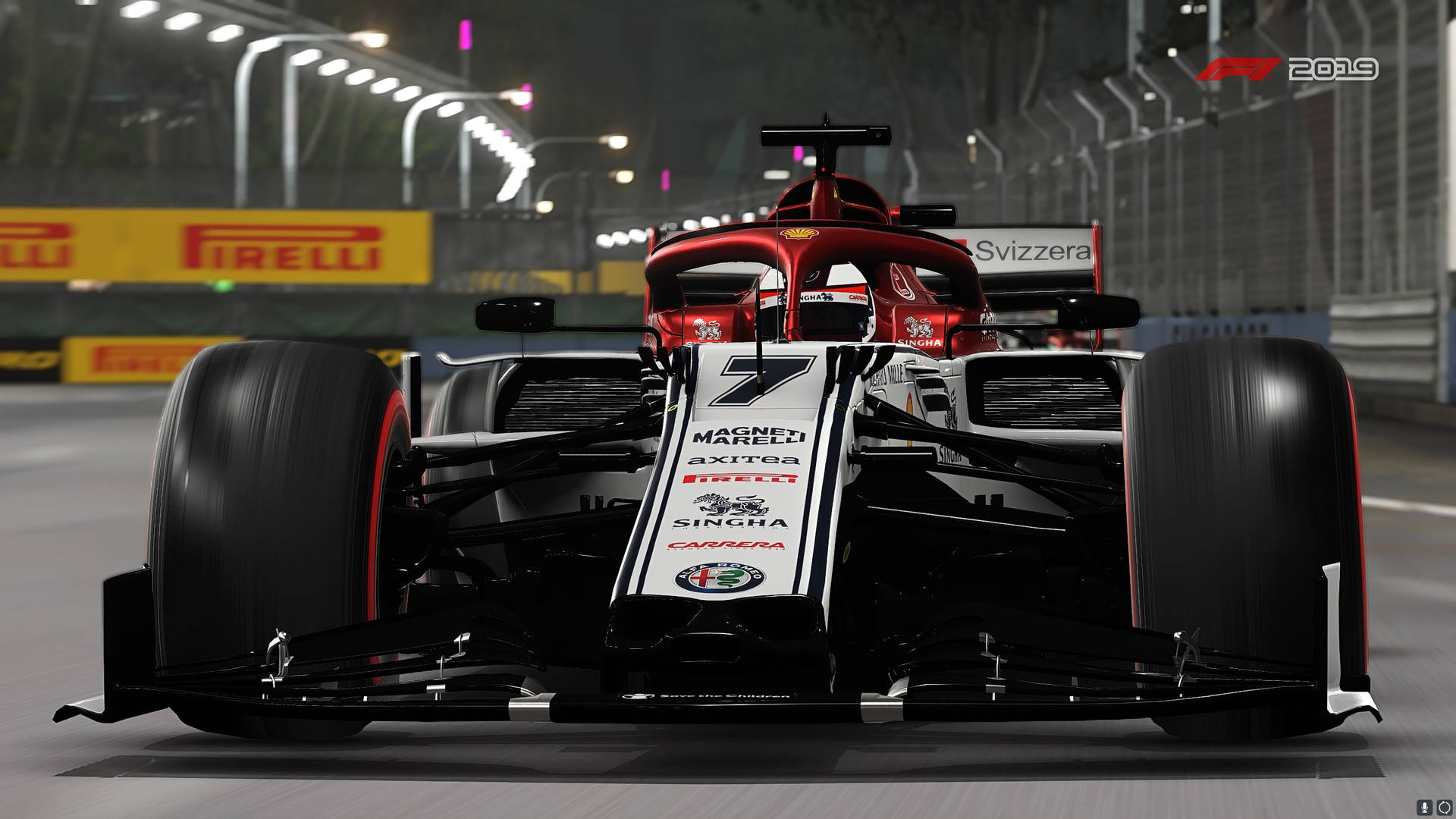 Raikkonen's Car In F1 2019 Background