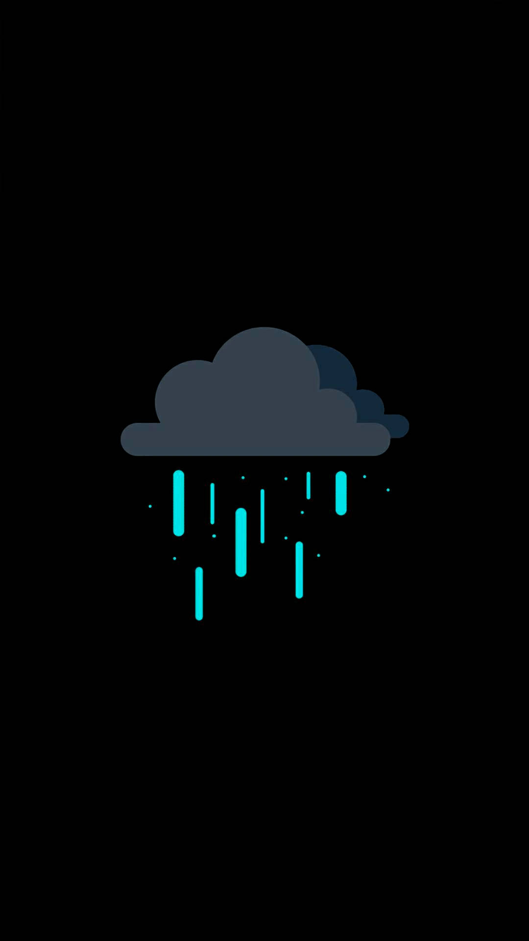 Rain Cloud Iphone X Amoled Background