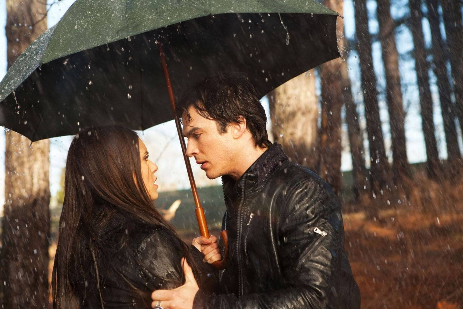 Rain Couple Vampire Diaries