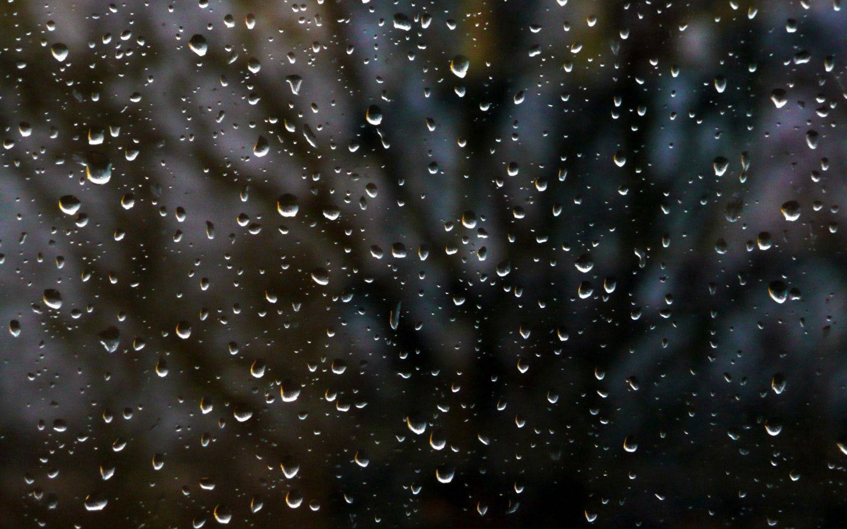 Rain Drops On A Window Background