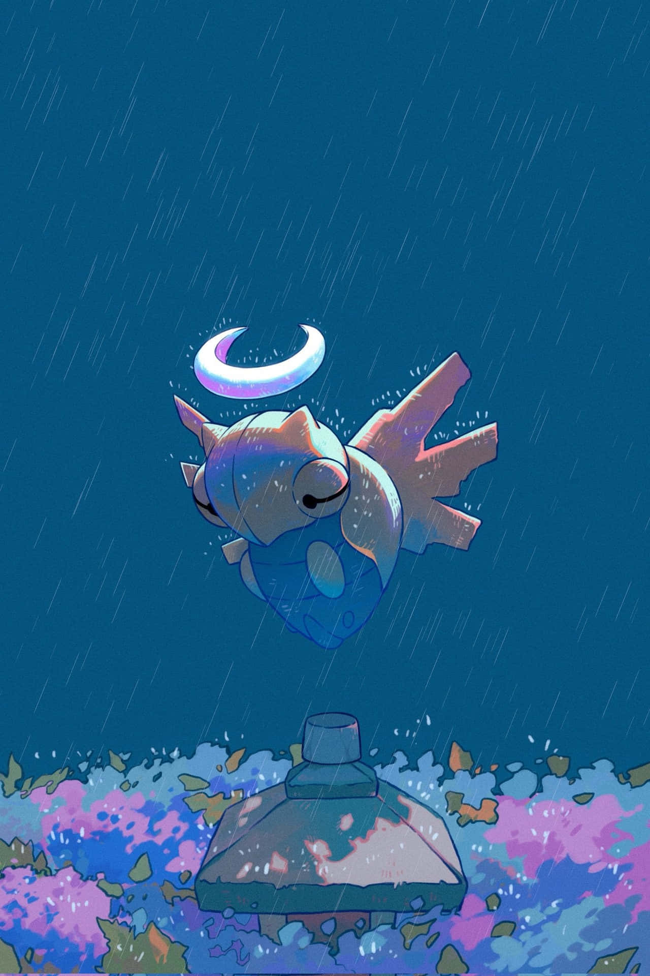 Rain On Shedinja Background