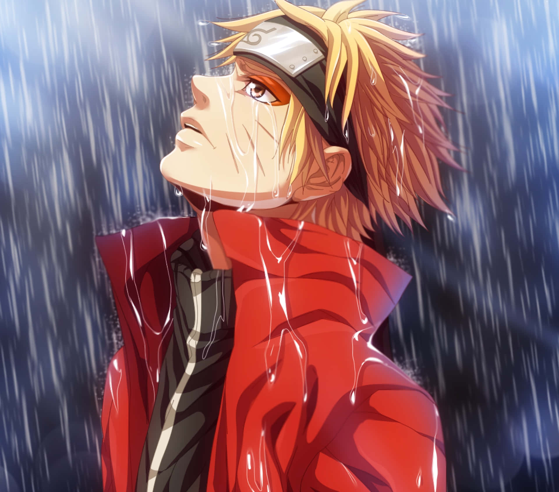 Rain Soaked Ninja Naruto Background