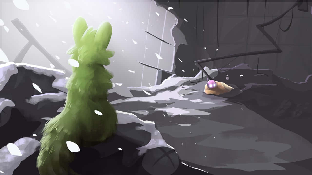 Rain World Game Scene Background
