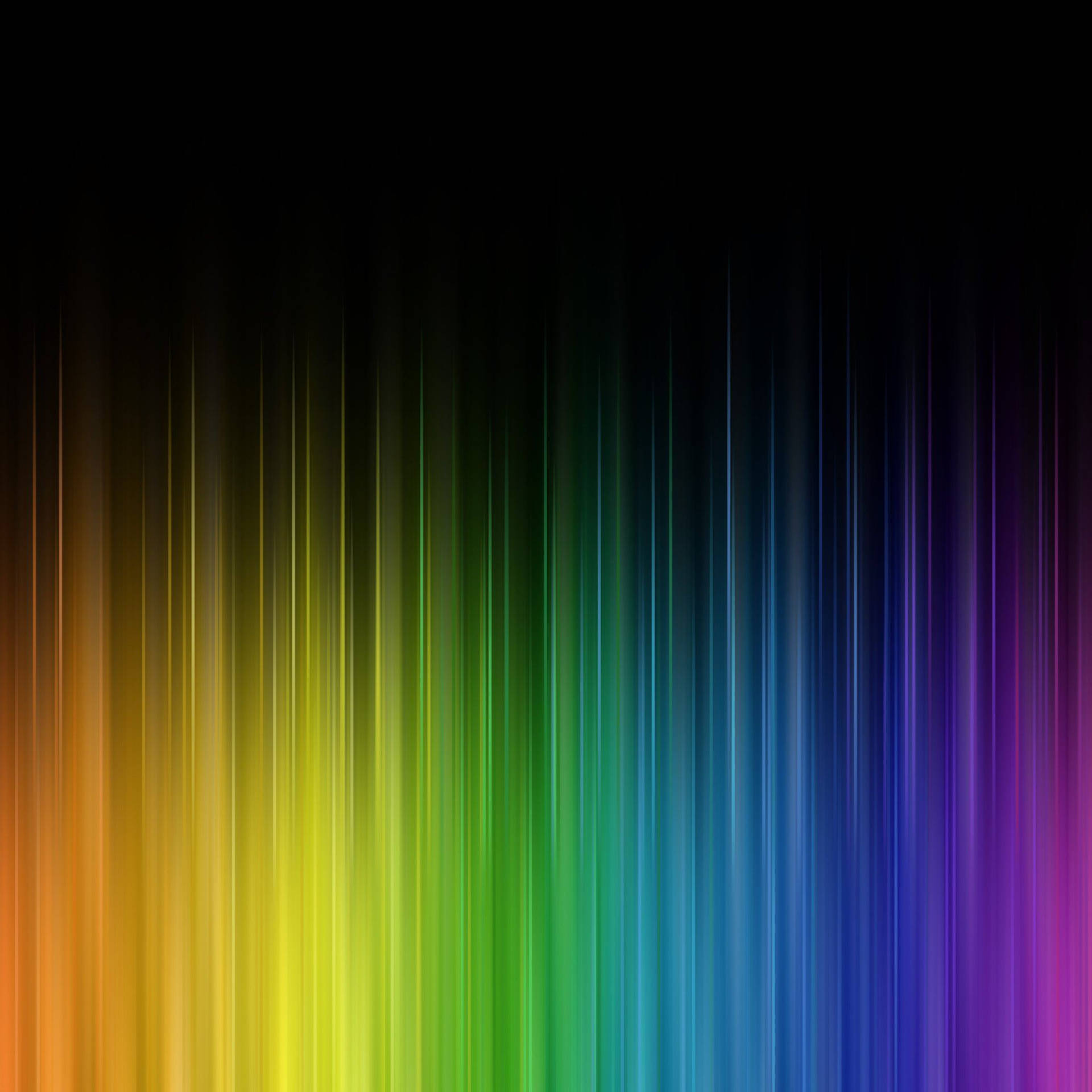Rainbow Aesthetic Digital Lines Background