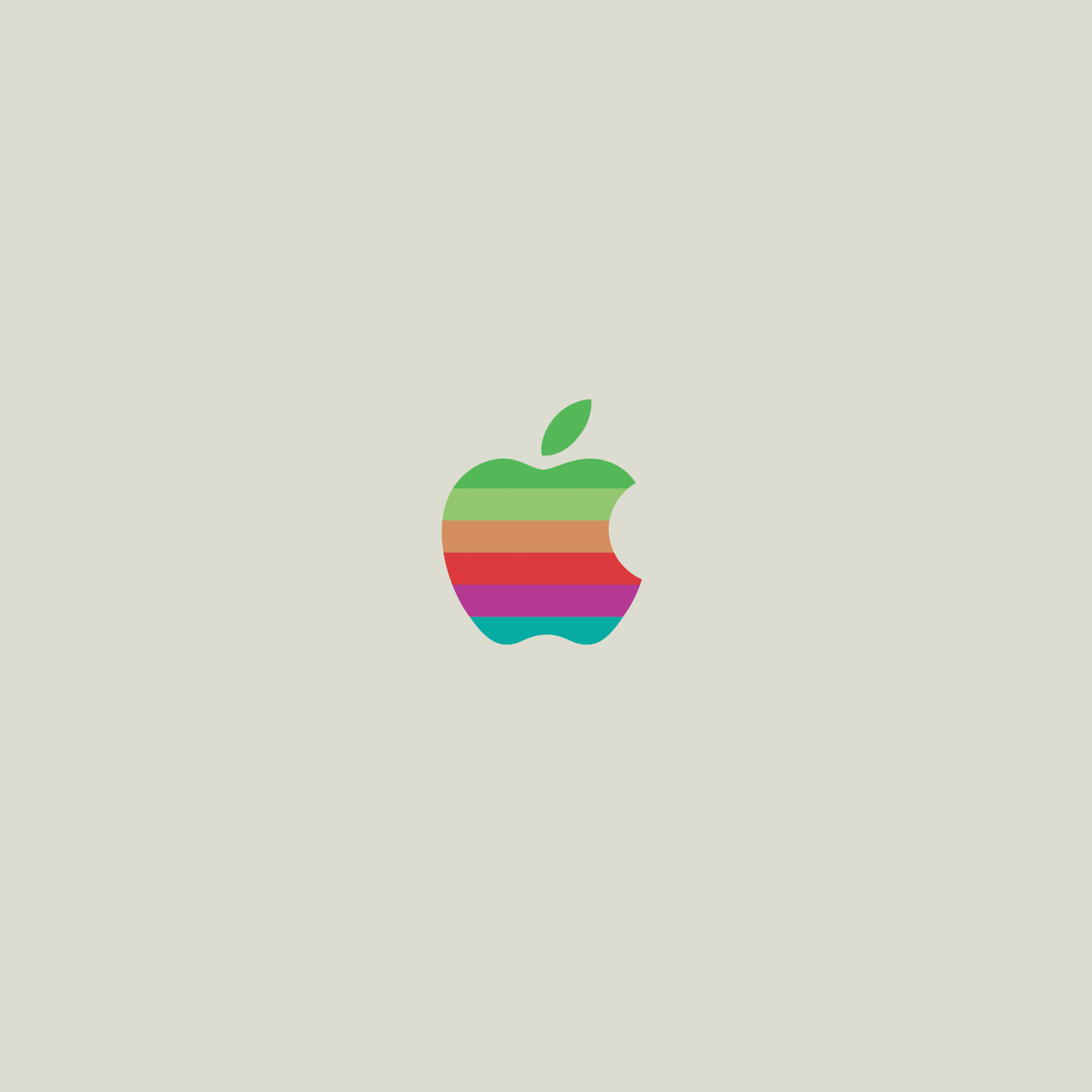 Rainbow Apple Logo Background