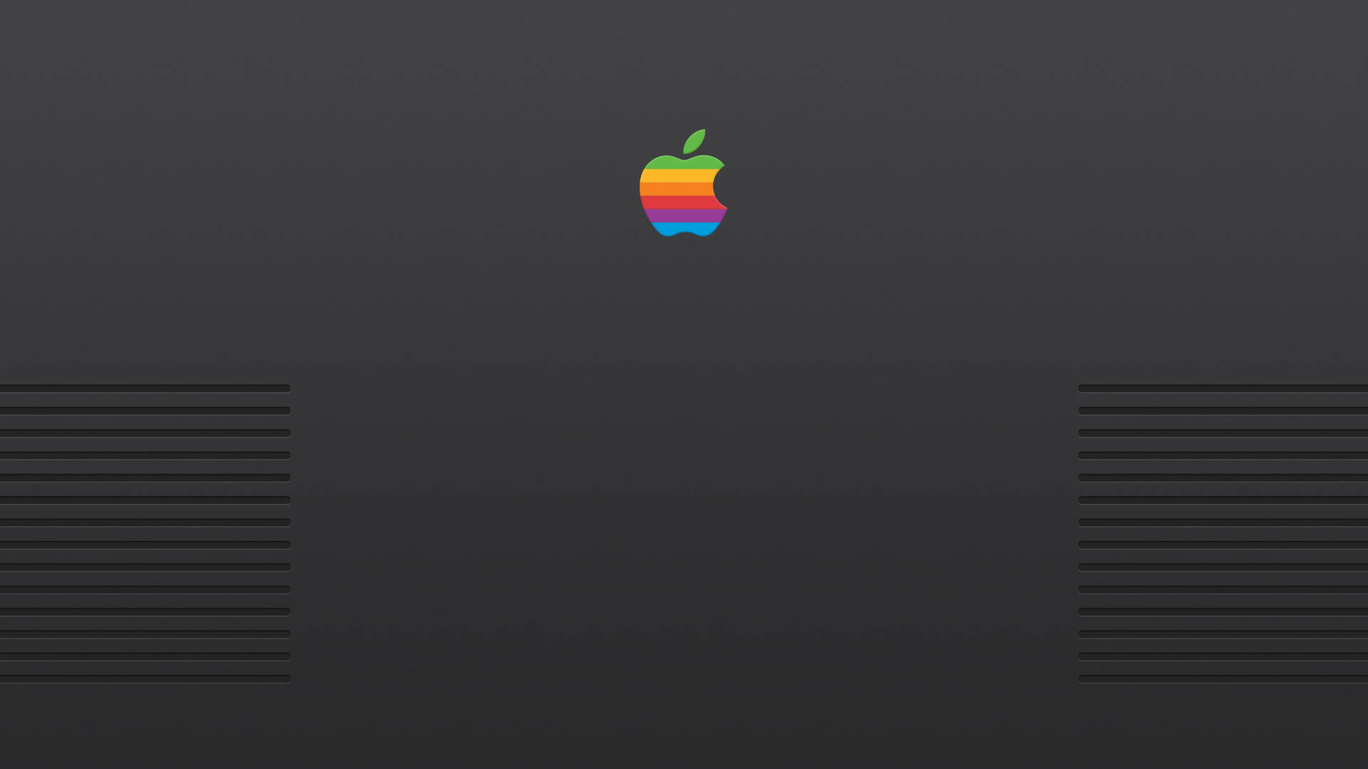 Rainbow Apple Windows 10 Cover Background