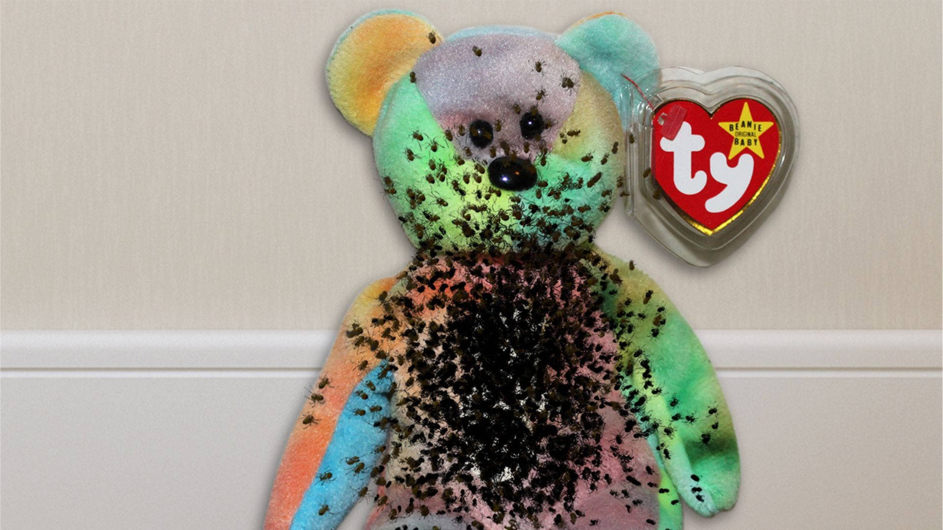 Rainbow Bear Beanie Boos