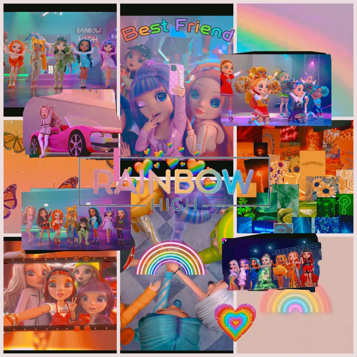 Rainbow - Best Friends Wallpaper Background