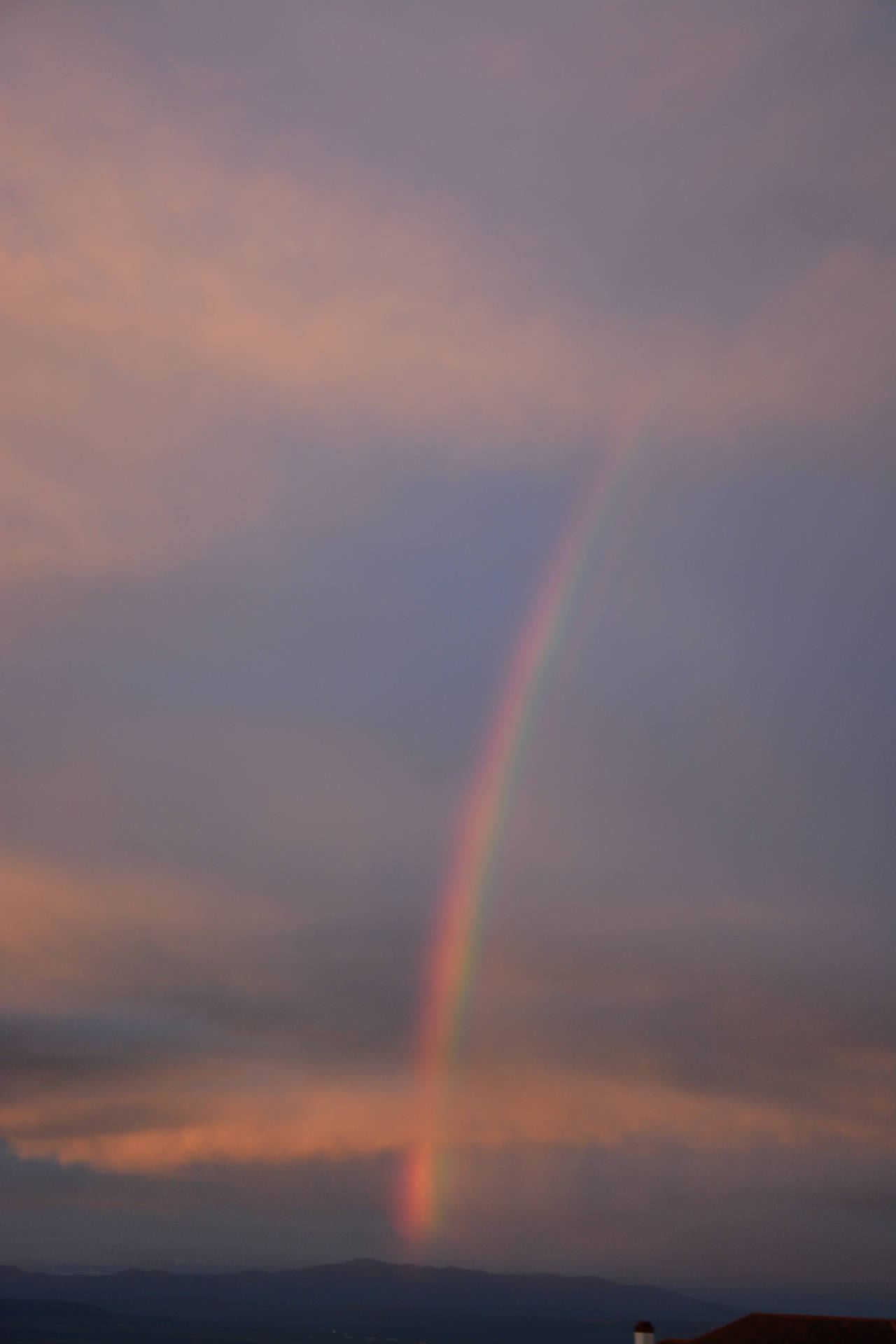 Rainbow Cloud Aesthetic Background