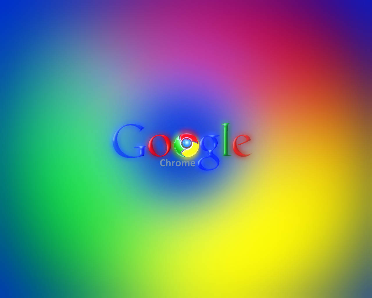 Rainbow Color Google Chrome Background