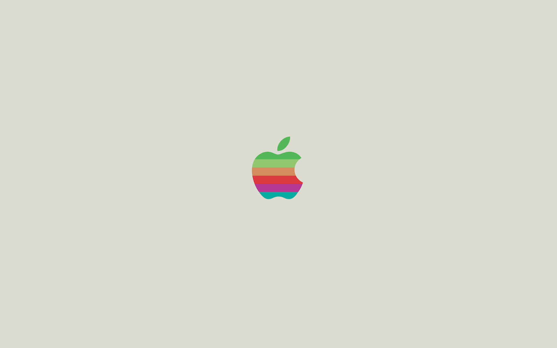 Rainbow Color Macbook Logo Background
