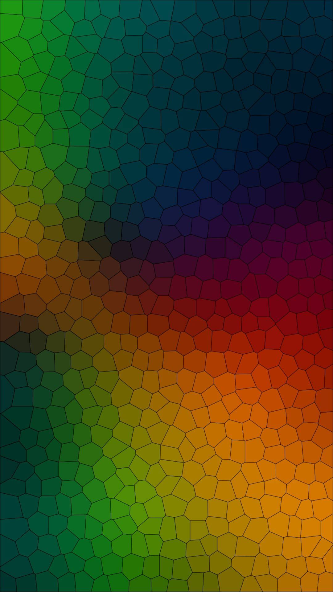 Rainbow Colored Honeycomb Ios 12 Background
