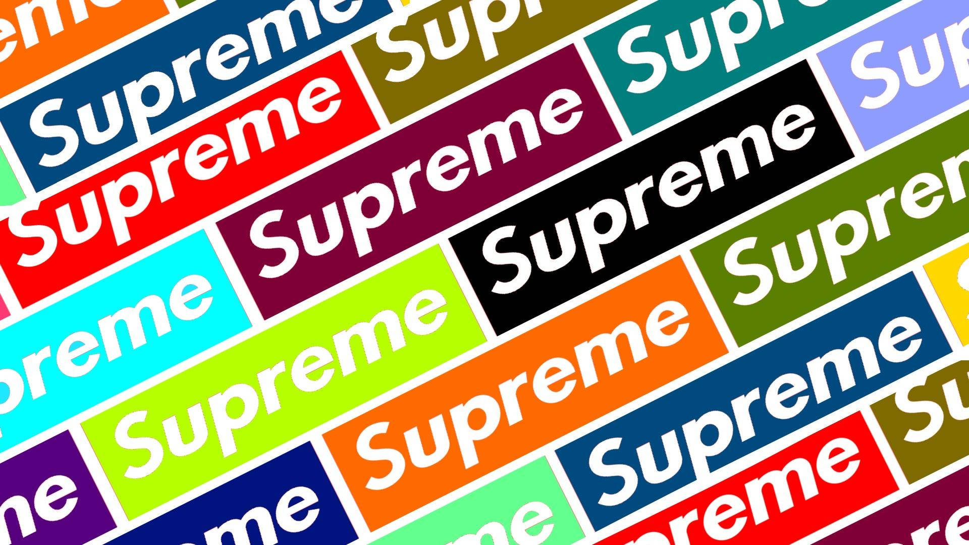 Rainbow Colors Supreme Laptop Background