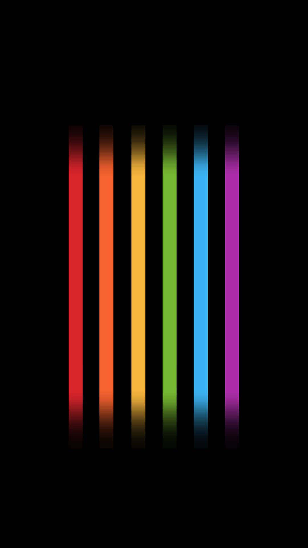 Rainbow Colors Vertical Lines Pride Desktop