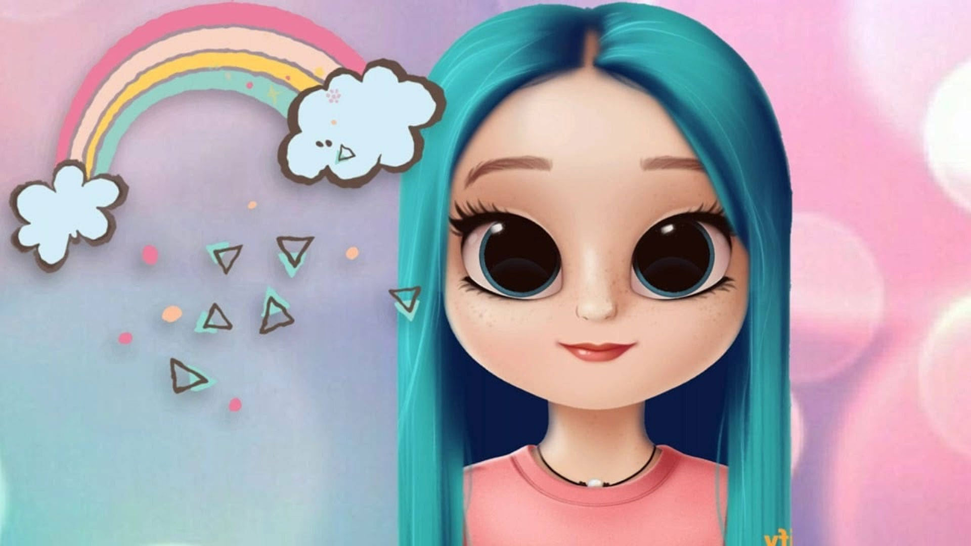 Rainbow Dollify Background