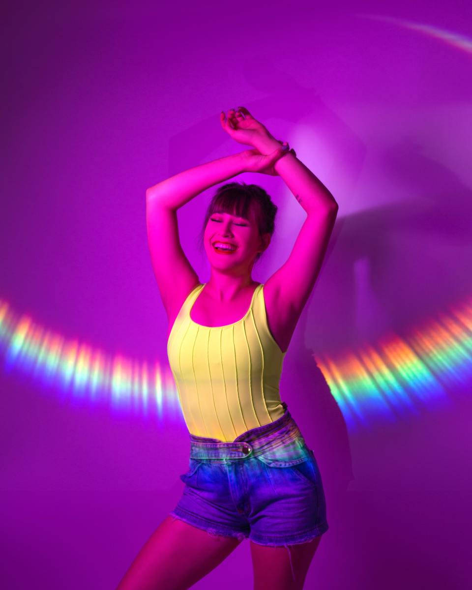 Rainbow Girl Pfp For Tiktok Background