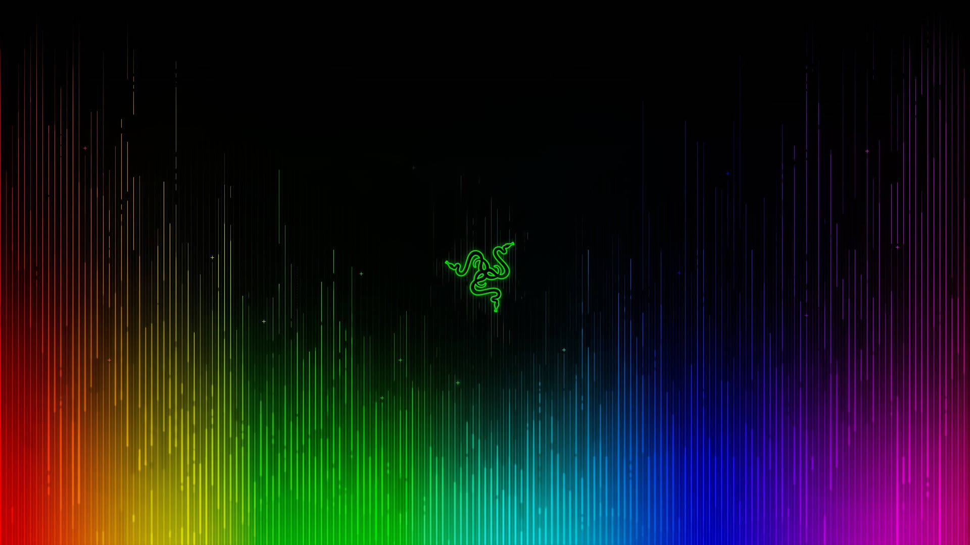 Rainbow Graphic Razer Gaming Logo Hd Background