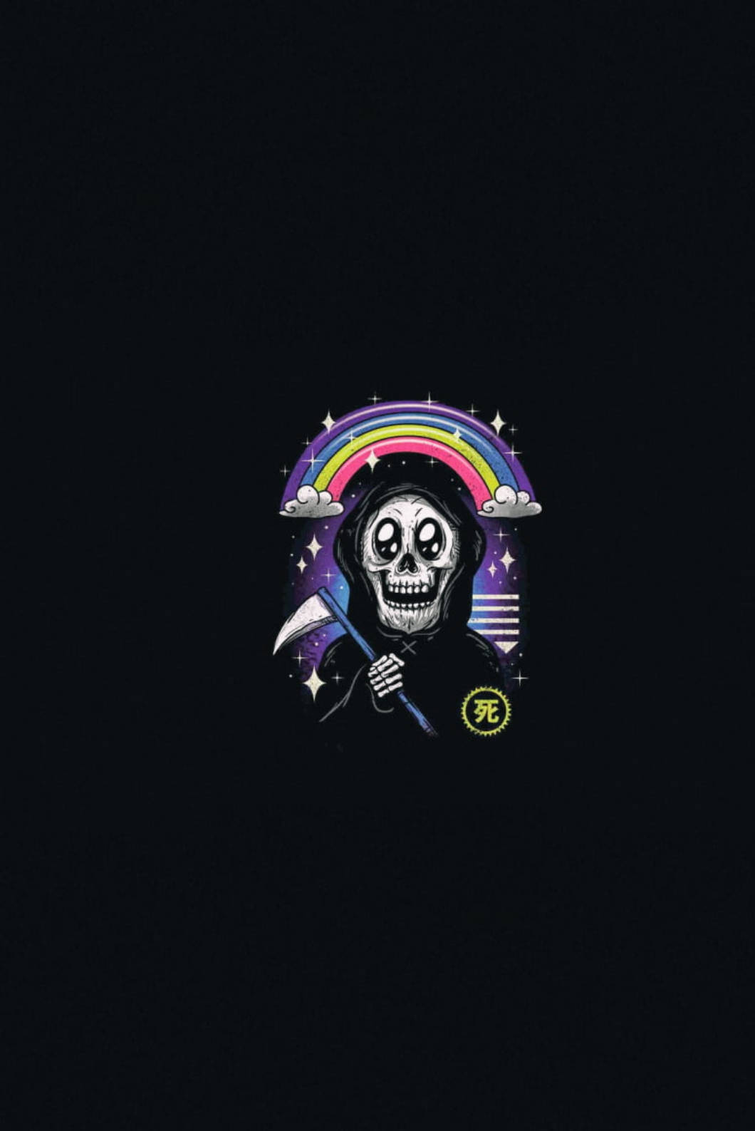 Rainbow Grim Ripper Iphone 4s Background