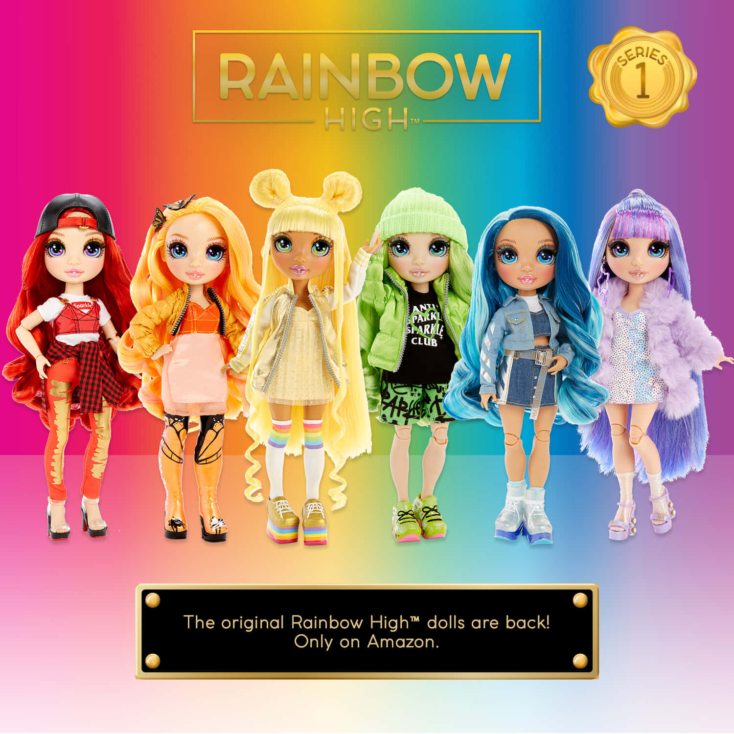 Rainbow High Dolls, Stylin' & Smilin' Since 2020! Background