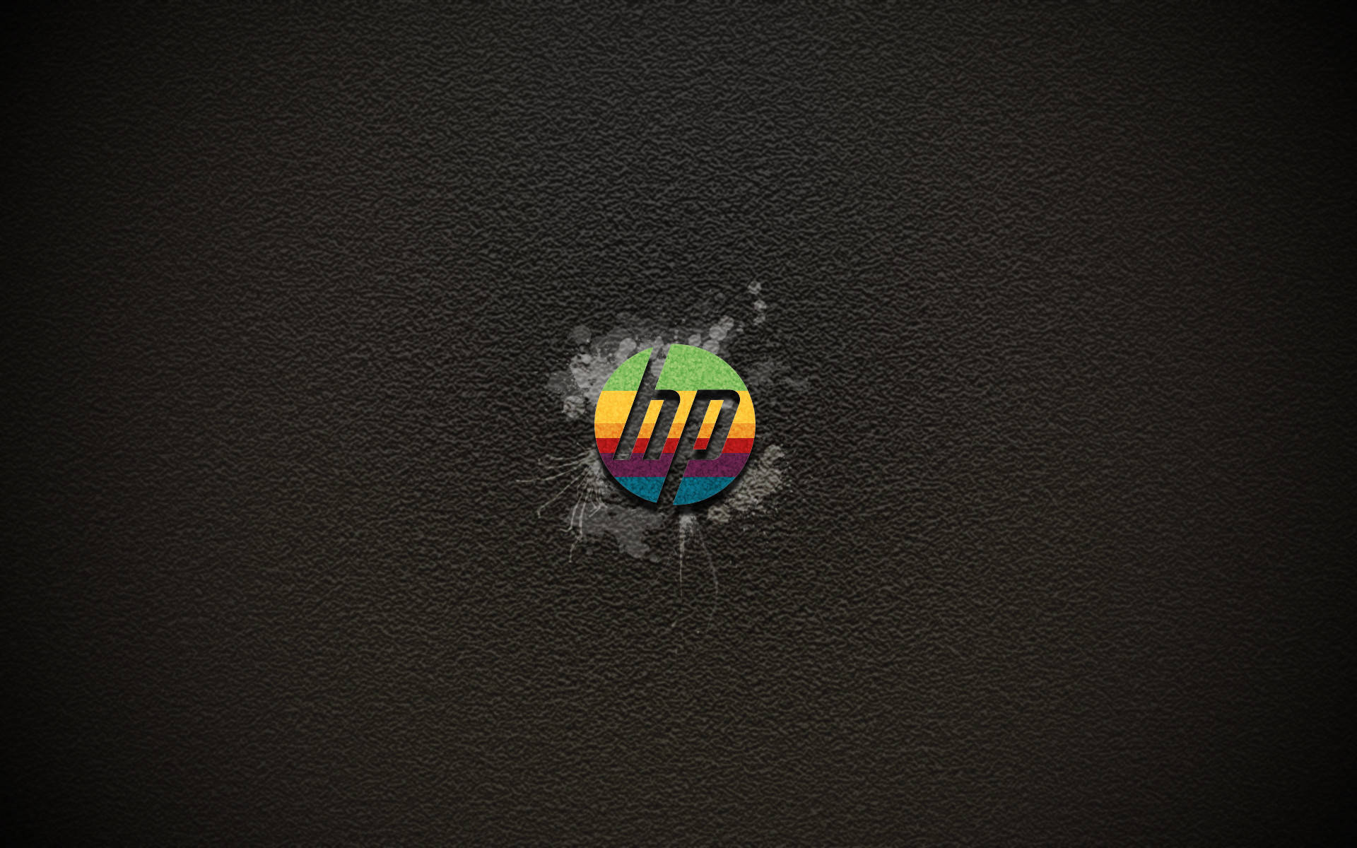 Rainbow Hp Laptop Logo Background