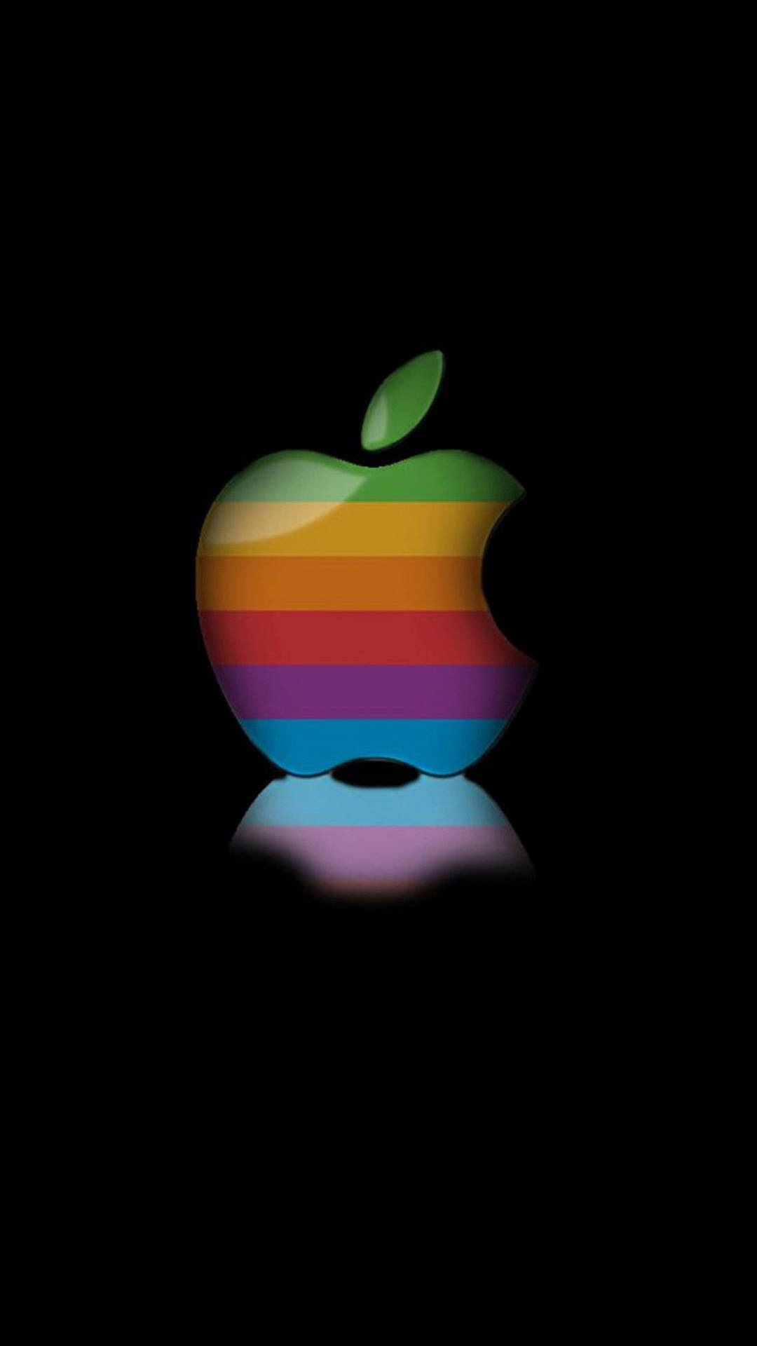 Rainbow Iphone Apple Reflection Background